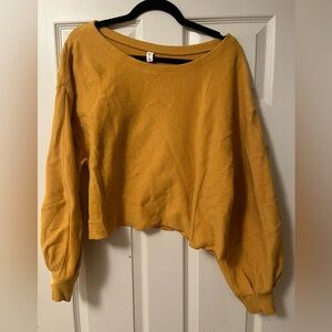 BP mustard yellow sweater, super soft, sz M